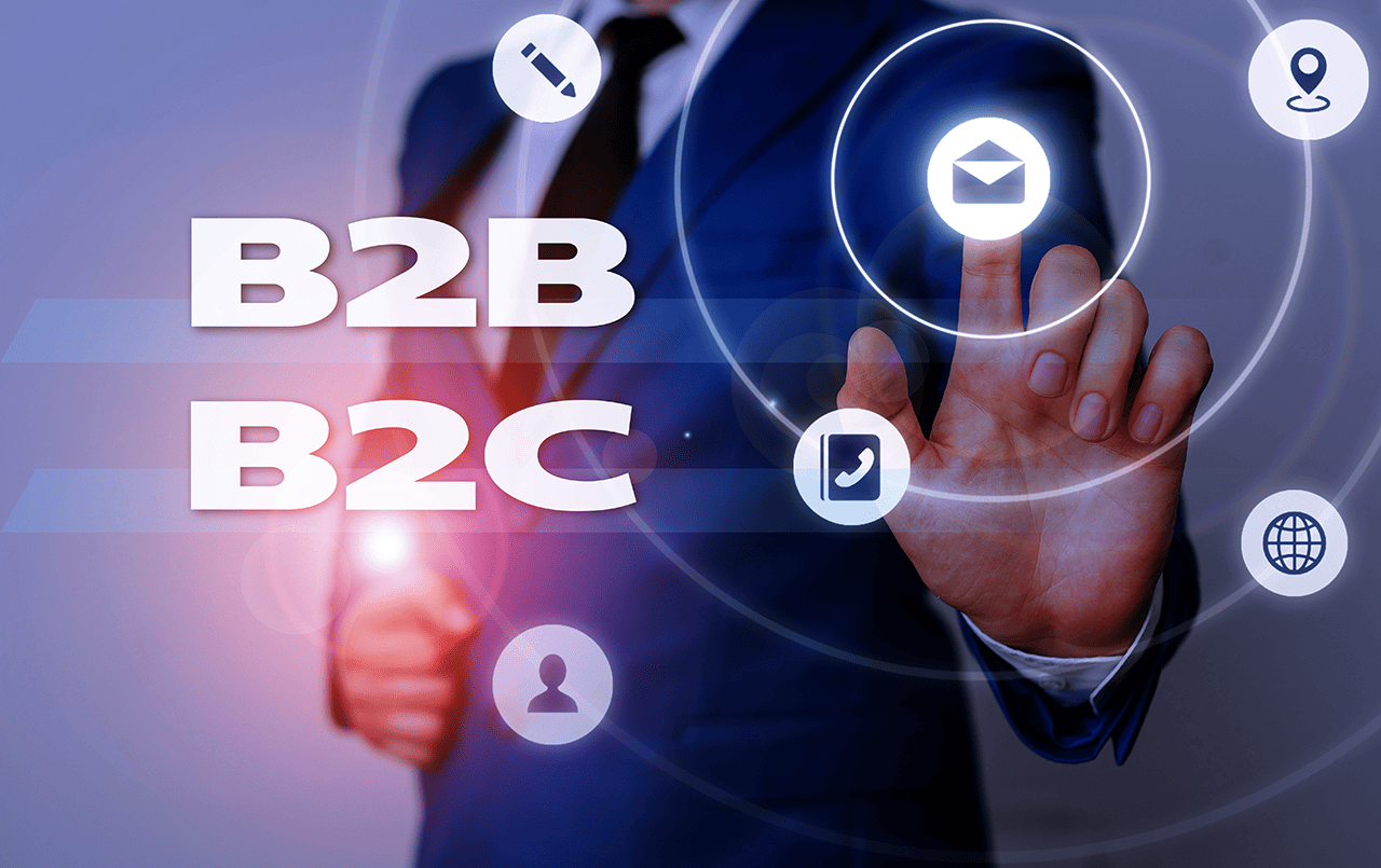 Die wichtigsten Unterschiede zwischen B2B und B2C verstehen. AdobeStock_307263778 von Artur
